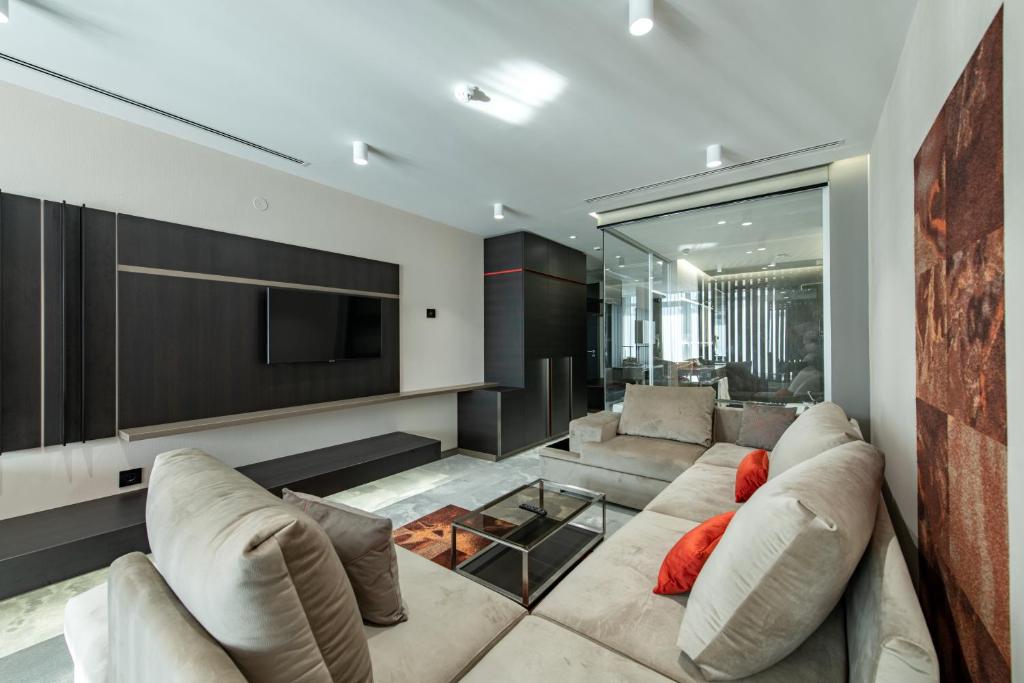 Posezení v ubytování Hotel Ženeva Lux