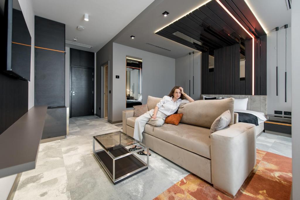 Posezení v ubytování Hotel Ženeva Lux