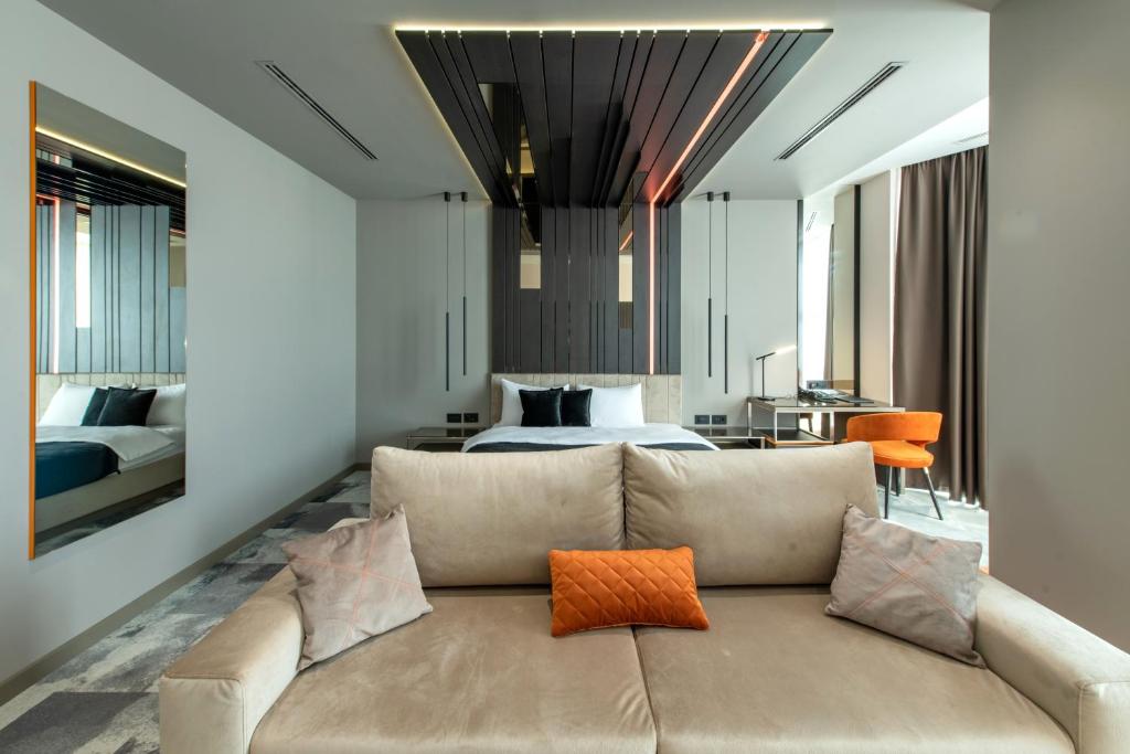 Posezení v ubytování Hotel Ženeva Lux