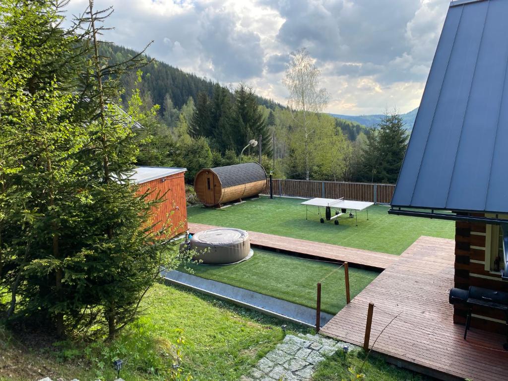 Paesaggio naturale nelle vicinanze dello chalet