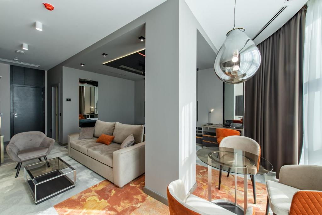 Posezení v ubytování Hotel Ženeva Lux