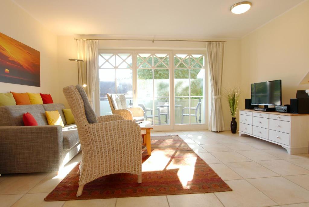 Μια τηλεόραση ή/και κέντρο ψυχαγωγίας στο Neue Reihe 28 - Wohnung Ankerplatz