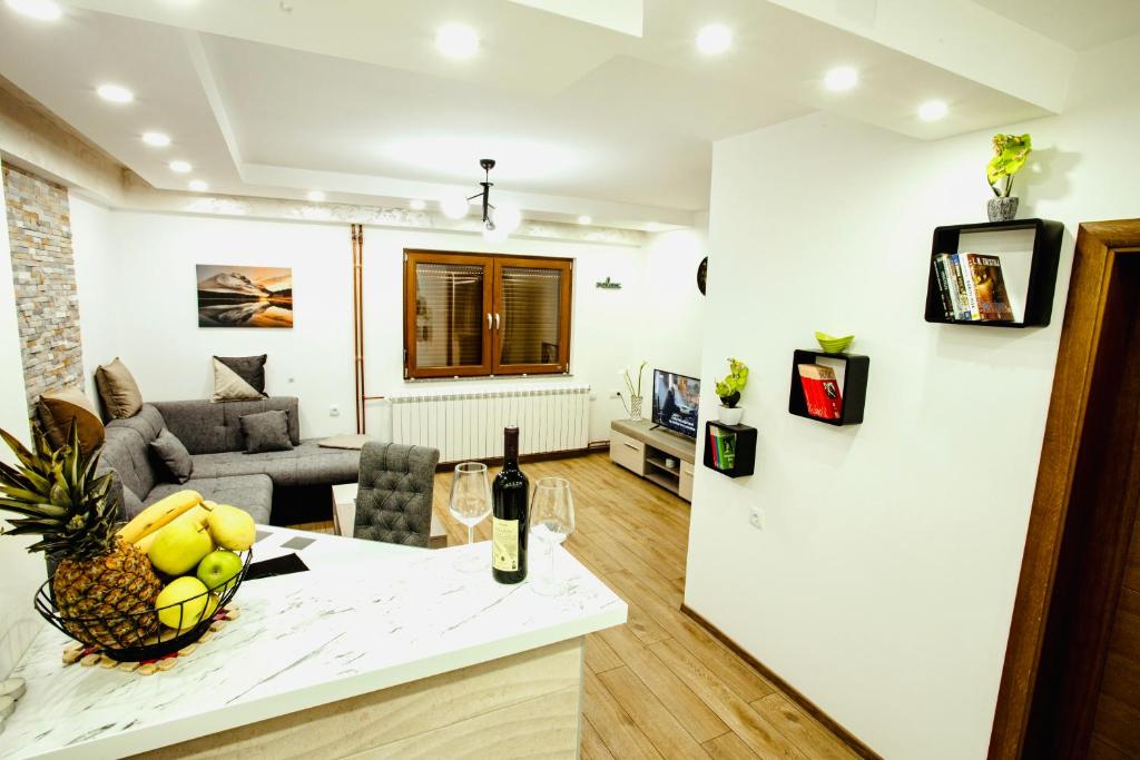 Posezení v ubytování Apartmani IN Zlatar