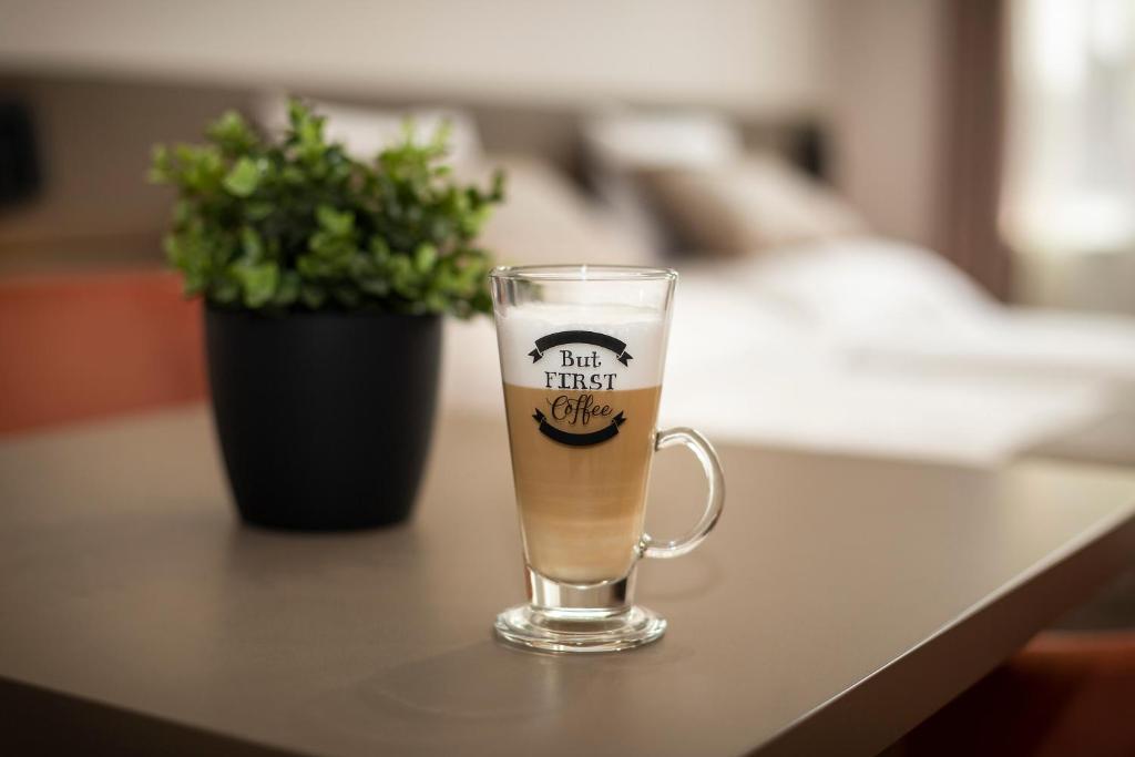 Nápoje v ubytování Végvár Spa Apartman