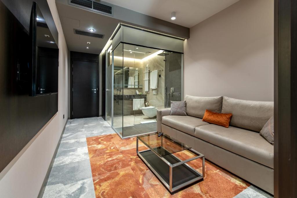 Posezení v ubytování Hotel Ženeva Lux