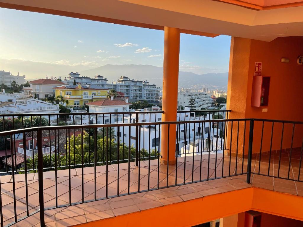 Balkón alebo terasa v ubytovaní Penthouse beach apartment