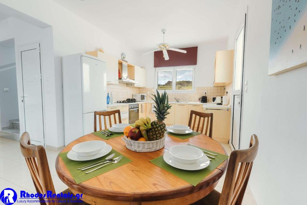 Kuchyň nebo kuchyňský kout v ubytování Gennadi Dreams Holiday Villa