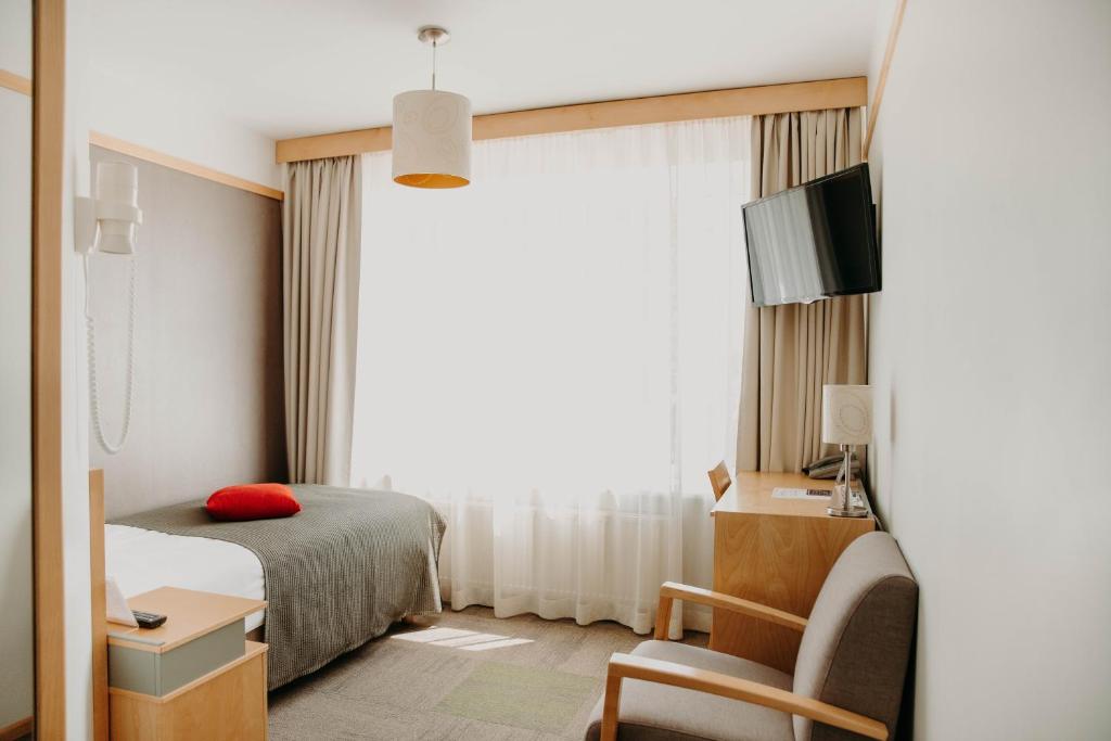 TV a/nebo společenská místnost v ubytování Hotel Tartu