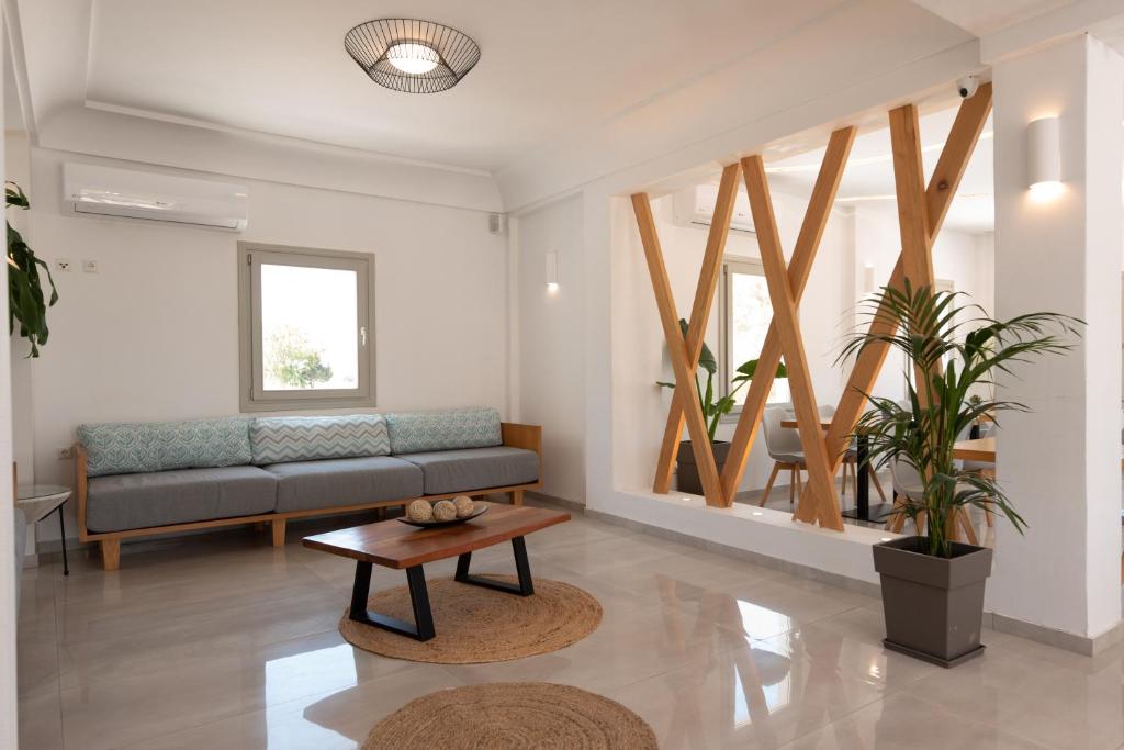 Posezení v ubytování Kalisperis Hotel