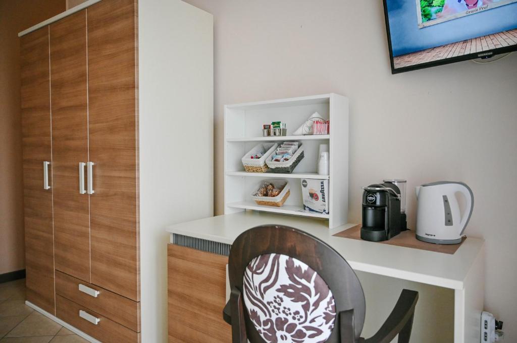 Kuchyň nebo kuchyňský kout v ubytování Stella del Sud