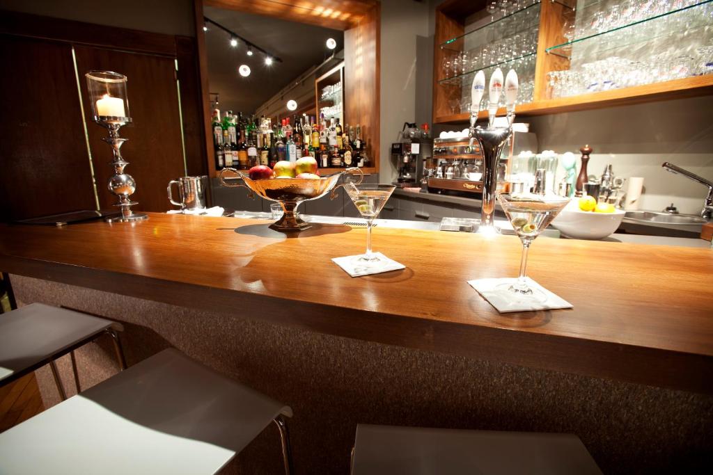 Nápoje v ubytování Le Pleasant Hôtel & Café