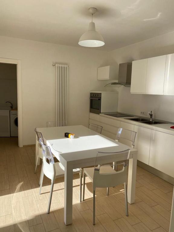 Kuchyň nebo kuchyňský kout v ubytování New Suite Lecce