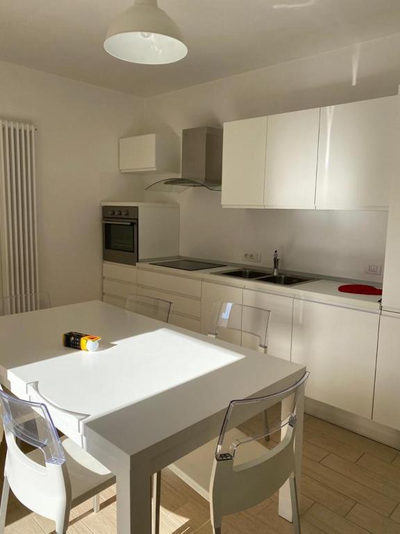Kuchyň nebo kuchyňský kout v ubytování New Suite Lecce