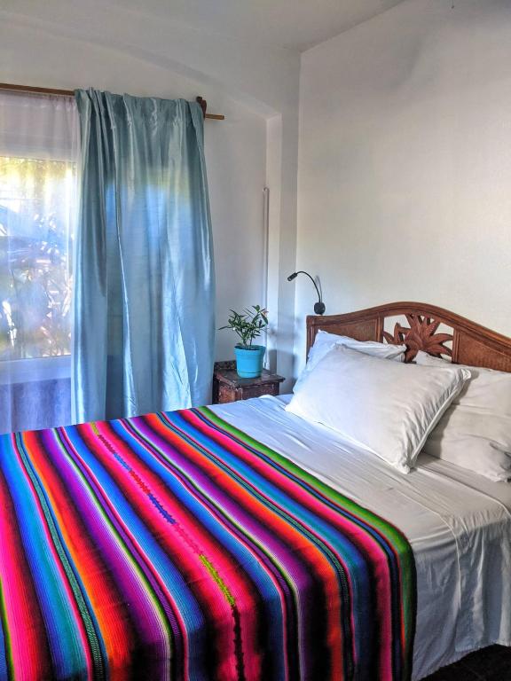 Postel nebo postele na pokoji v ubytování Seaside Inn Roatan
