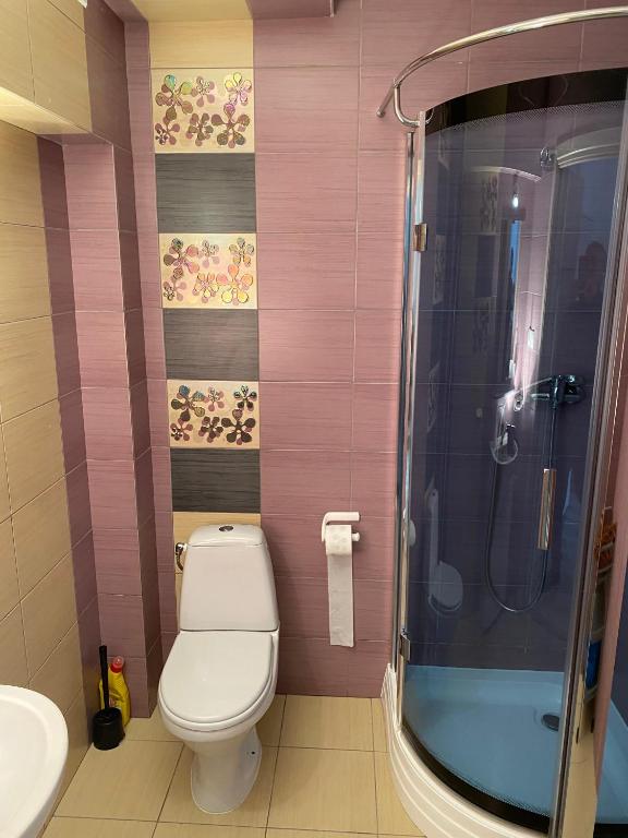 Kúpeľňa v ubytovaní Villa Słoneczko