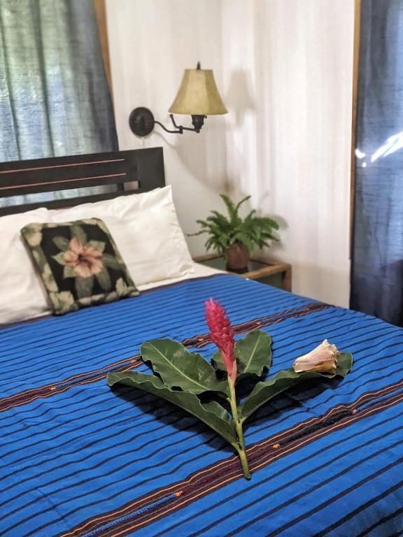 Postel nebo postele na pokoji v ubytování Seaside Inn Roatan