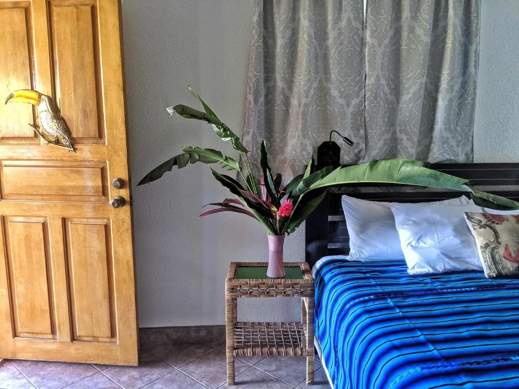Postel nebo postele na pokoji v ubytování Seaside Inn Roatan