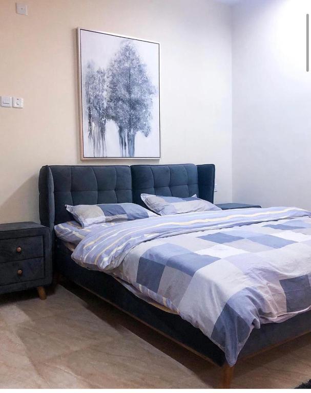 Postel nebo postele na pokoji v ubytování الجبل الاخضر Isterahat AlJabel alakhdar