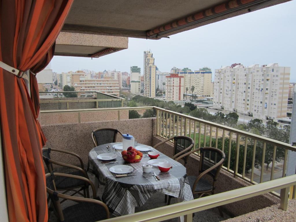 Balkón nebo terasa v ubytování Apartamento Jardin II