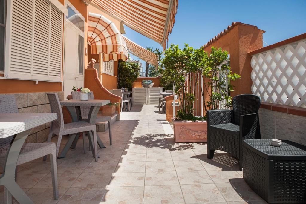 Balkón nebo terasa v ubytování B&B La Pineta