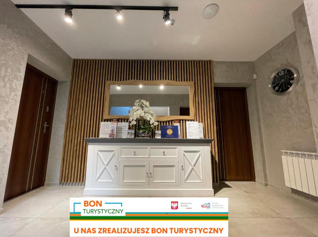 Ο χώρος του λόμπι ή της ρεσεψιόν στο Apartamenty Zacisze