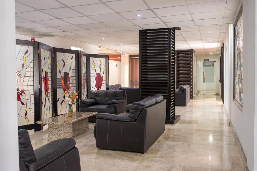 Posezení v ubytování HOTEL OLIBA Boca del Rio