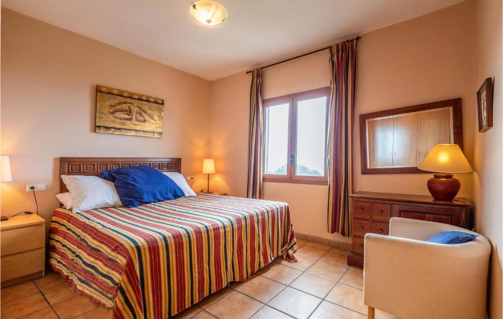A bed or beds in a room at Lovely Home In Lloret Del Mar