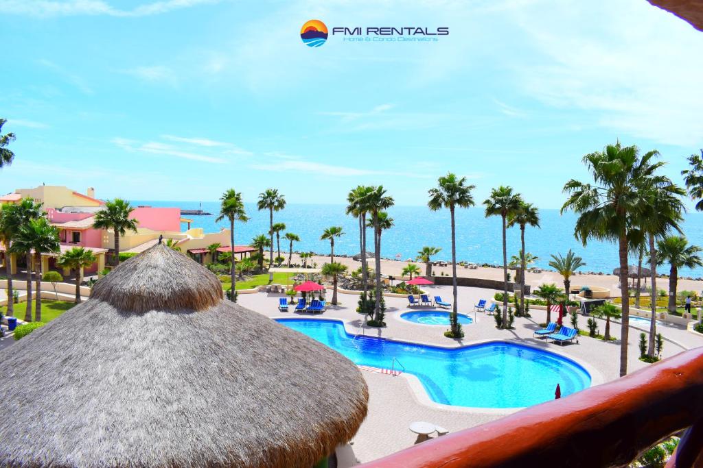 a view of the pool at the resort at Marina Pinacate A-316 in Puerto Peñasco