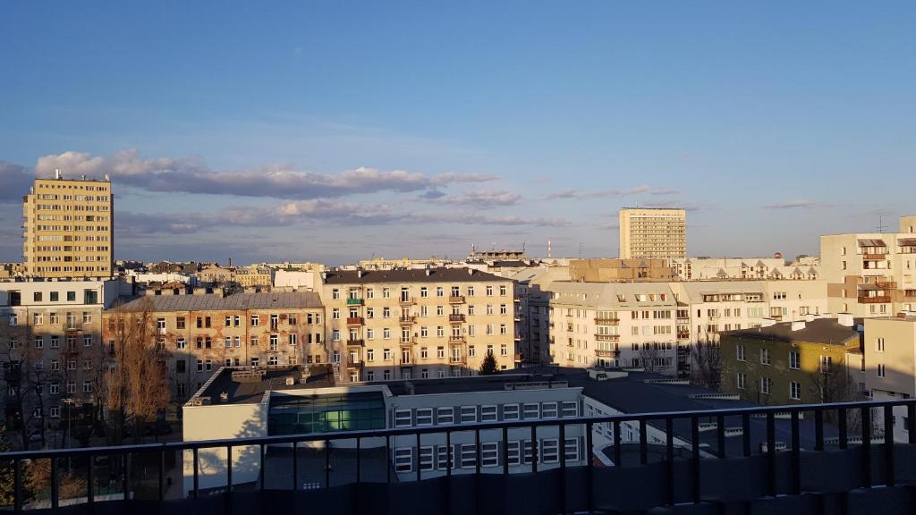 Výhľad na mesto Varšava alebo výhľad na mesto priamo z apartmánu