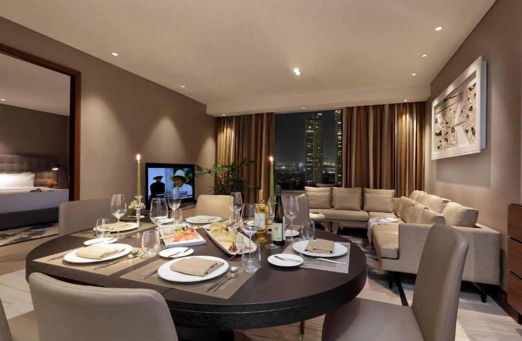 TV a/nebo společenská místnost v ubytování Makati Diamond Residences