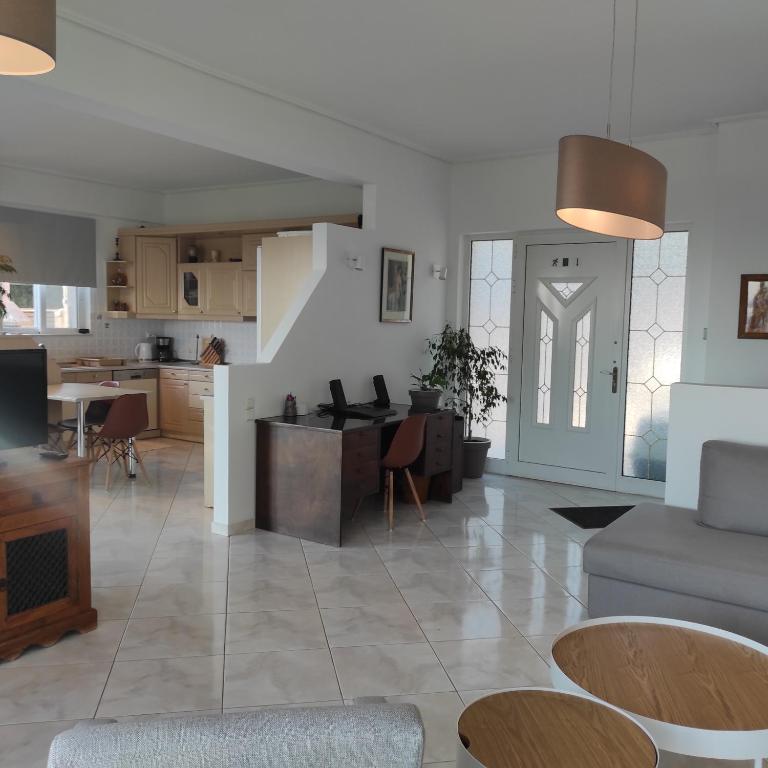 Posezení v ubytování Sea Breeze Villa