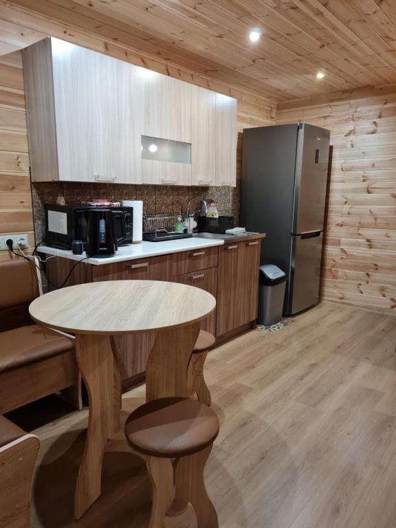 Kuchyň nebo kuchyňský kout v ubytování Pie Anninas