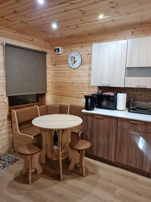 Kuchyň nebo kuchyňský kout v ubytování Pie Anninas
