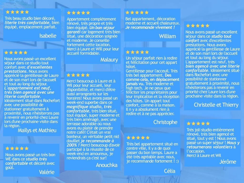 Bleu Soleil Rochefort 3 étoiles - Apartamento Estudio