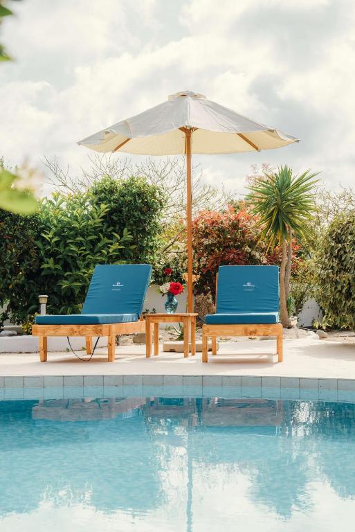 Bazén v ubytování Gennadi Dreams Holiday Villa nebo v jeho okolí