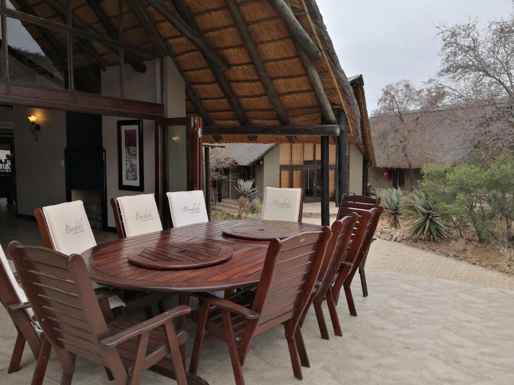 Patio nebo venkovní prostory v ubytování Morokolo Safari Lodge Self-catering