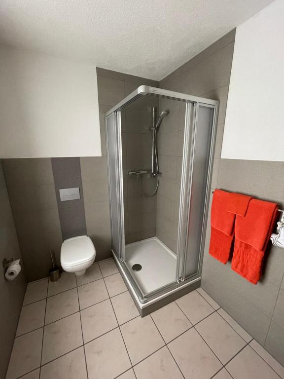 Koupelna v ubytování Hotel Garni „zum Bären“