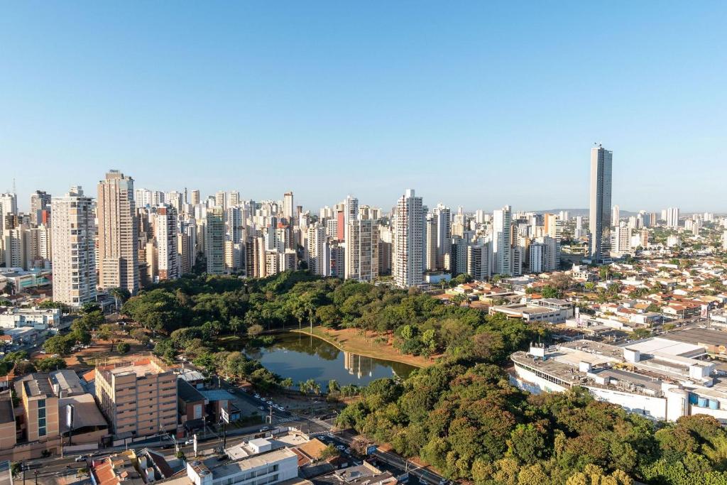  WB2804 Studio decorado com vista para o Parque Vaca Brava