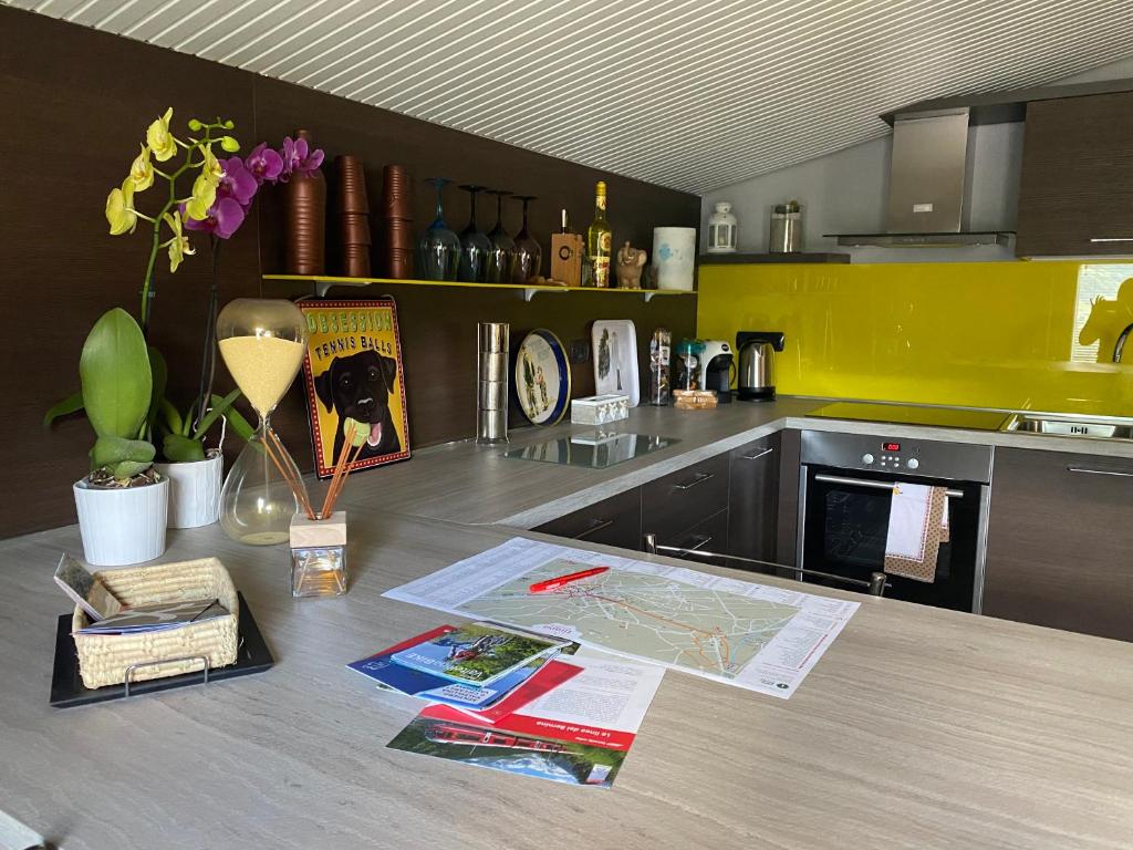 A kitchen or kitchenette at Il Castellaccio