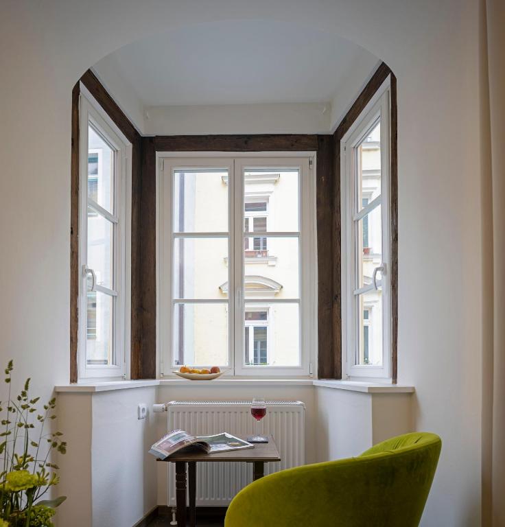 Posezení v ubytování Altstadthotel der Patrizier