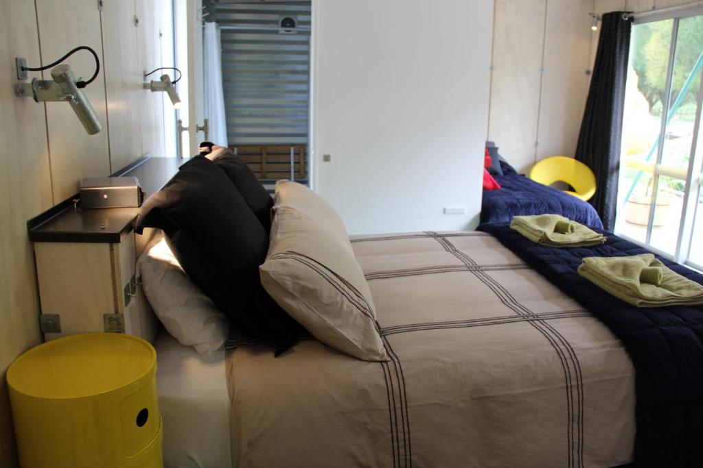 Postel nebo postele na pokoji v ubytování SiloStay