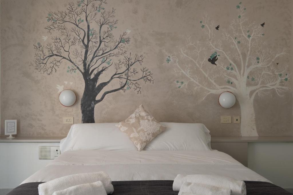 Hotel Punto Verdeにあるベッド