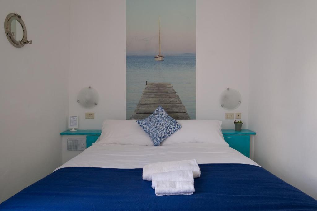 Hotel Punto Verdeにあるベッド
