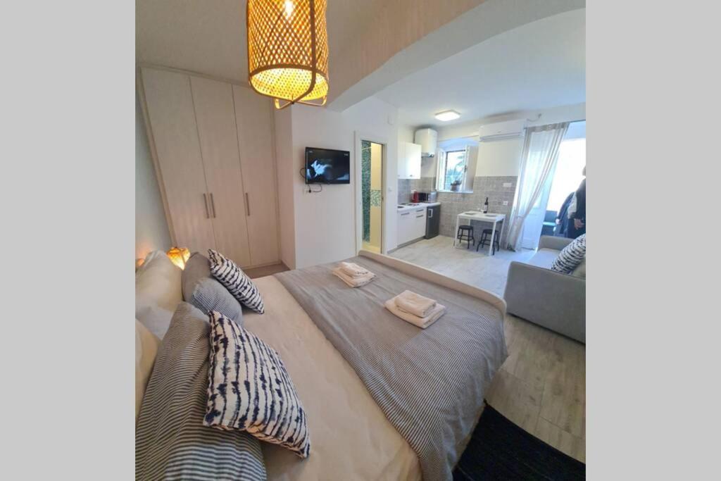 Postel nebo postele na pokoji v ubytování Studio Apartment Marella