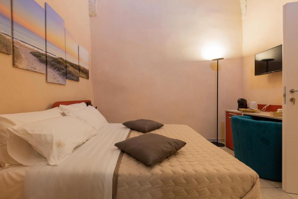 Postel nebo postele na pokoji v ubytování Terrae Rooms Rental