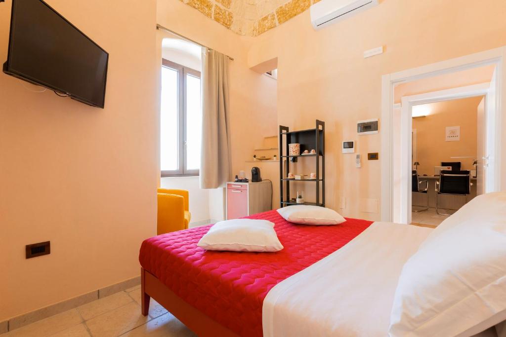 Postel nebo postele na pokoji v ubytování Terrae Rooms Rental