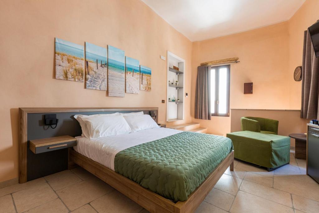 Postel nebo postele na pokoji v ubytování Terrae Rooms Rental