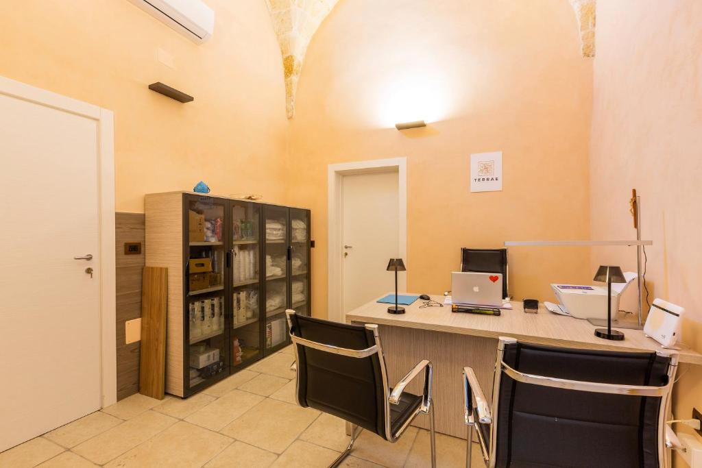 Knihovna v bed and breakfast