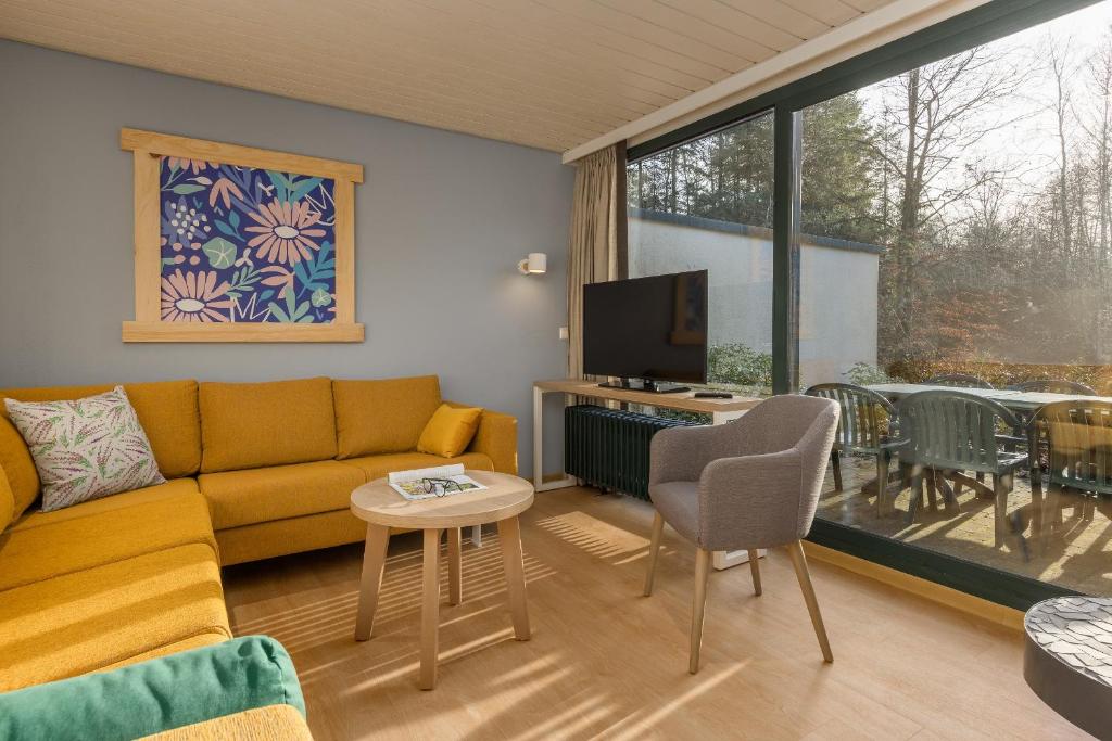 Posezení v ubytování Center Parcs Bispinger Lüneburger Heide
