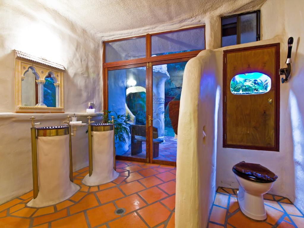 Koupelna v ubytování Wollumbin Palms Rainforest Retreat
